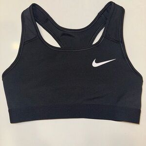 Nike Black Sports Bra Racerback Medium Support